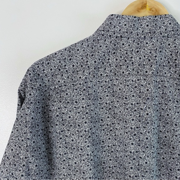 Ben Sherman Black Floral Button Up Dress Shirt - Picture 7 of 11